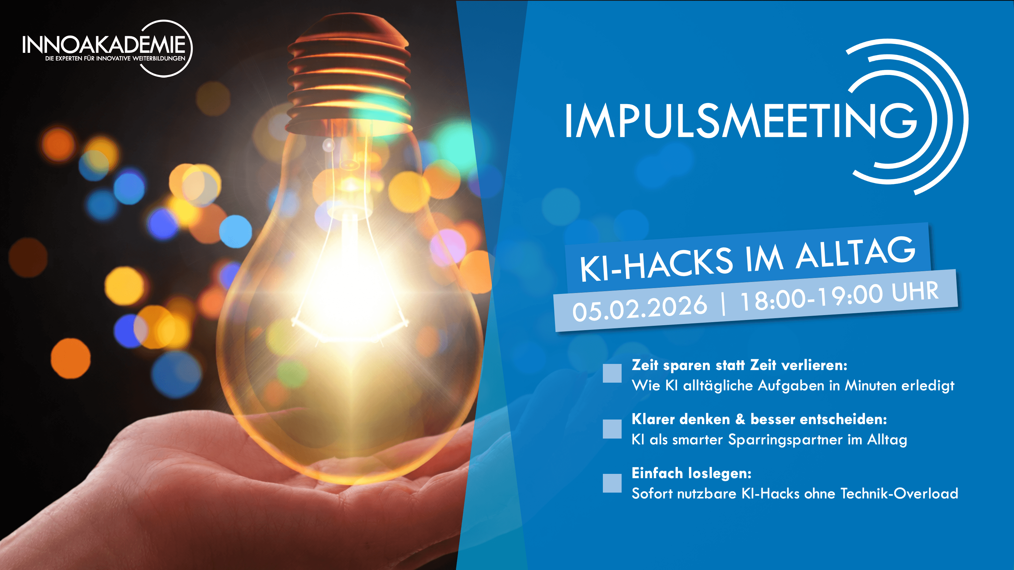ImpulsMeeting: KI Hacks im Alltag